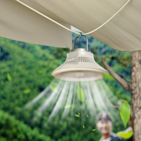 AZXY Ceiling Fan with Light,Outdoor Ceiling Fans,Lighting Hanging Tent Small Camping Fans Clearance