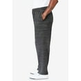 thumbnail image 3 of KingSize Men's Big & Tall Lightweight Jersey Open-Bottom Sweatpants, 3 of 4