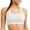 White, variant on Women'S Sports Bra, Compression, Moisture Wicking, High-Impact Sports Bra For Women, Black, Size: XS-XX-Large
