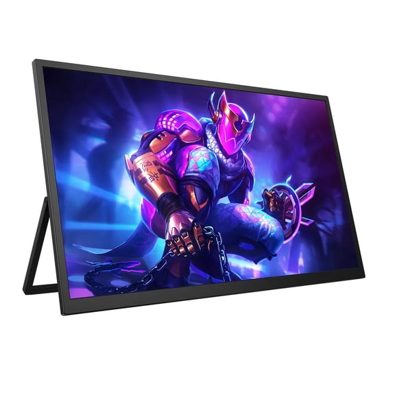 Portable Monitor W/ Kickstand 18.5" 1920*1080 120HZ, Laptop Screen Extender (Pre-own-ed Condition)