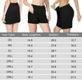 thumbnail image 6 of Women's Plus Size Mid-Waist Athletic Short Skirts with Side Pocket, Athletic Bottoms 2 in 1 Liner Breathable Quick Dry, 6 of 7