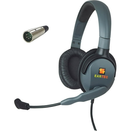 Eartec Max 4G Double Headset with 4-Pin XLR Male Video Connectors