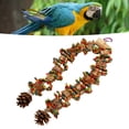thumbnail image 1 of Safe Log ParakeetsChewing Toy Beak Grinding Beak Exercise Toy For Parrots Log Nut Pine Cone Corn Leaf Hanging Bird Cage Toys For Medium Large Birds Nut, 1 of 8