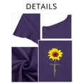 thumbnail image 3 of XCHQRTI Womens Plus Size Graphic Tees Faith T-Shirts Christian Tshirt Casual Short Sleeve Tops, 3 of 8