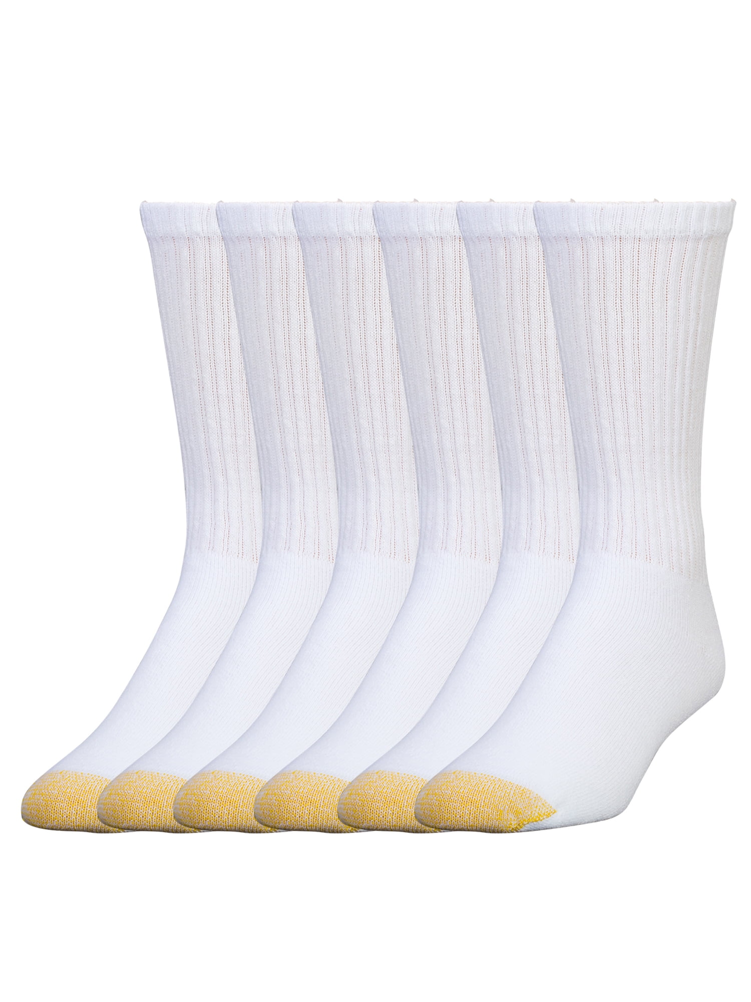 Assorted Colors Gold Toe Big Boys/' Athletic Crew Socks 6 Pairs
