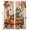 Orange, variant on Fall Scarecrows Blackout Curtains for Bedroom/Living Room, Pinch Pleated Black Out Curtains, Thanksgiving Truck Pumpkin Maple Leaf Room Darkening Window Drapes with Hooks 2 Panels, 59"x70"