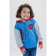 thumbnail image 2 of Marvel Spider-Man Fleece Zip Up Cosplay Hoodie Logo Toddler to Big Kid, 2 of 5