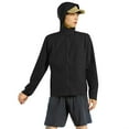 thumbnail image 7 of Men's Thin Style Sun Protection Hooded Jacket UPF 50+ Lightweight Full Zip Long Sleeve Cooling Shirt for Hiking, 7 of 7