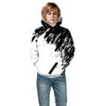 thumbnail image 4 of Kiijoy Big Boys Active Hoodie Unisex Kids Long Sleeve Hooded Sweatshirt, Sizes 11-12, 4 of 5