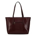 thumbnail image 6 of MKF Collection Robin Vegan Leather Women's Tote Bag, Shopper Shoulder Purse Handbag by Mia K - Cognac, 6 of 10