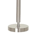 thumbnail image 4 of Metal Floor Lamp with Tubular Support and Push Through Switch, Silver- Saltoro Sherpi, 4 of 5