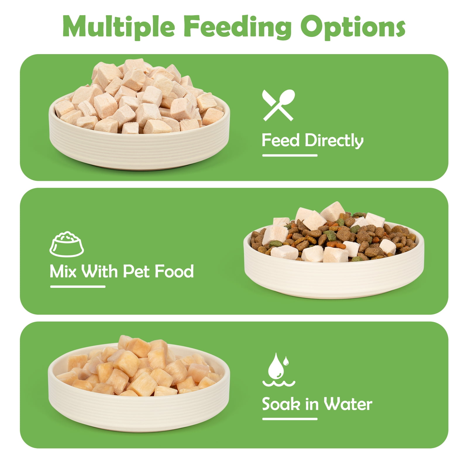 MON2SUN Chicken Freeze Dried Dog Treats, 10.6 oz