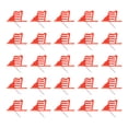 thumbnail image 2 of Cable Stackers, 25PCS Electrical Wire Fastening Clips with Stainless Steel Nails Plastic Electrical Wire Stackers for UF Non Metallic Coaxial Data CAT 5 Wires, 2 of 7