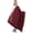 Maroon, variant on Indian Neck Wrap Cotton Dupatta Women Ethnic Chunni Ruffled Scarf-Maroon