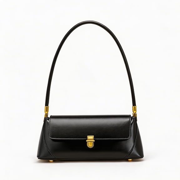 Shoulder Bag for Women Vintage Retro Classic Small Purse 90s Y2K Hobo Tote Handbag Mini Clutch with Buckle Closure