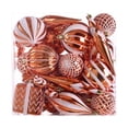 thumbnail image 2 of 30 bolas navideñas pequeñas colgantes para el hogar. bronce, 2 of 9