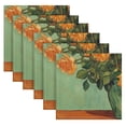 thumbnail image 6 of Qxltty Oil Painting Patterns for Yellow Rose Pots Napkins 20×20in Perfect for Parties Dinners Weddings Cocktail Housewarming Cloth Napkins Set of 6, 6 of 8