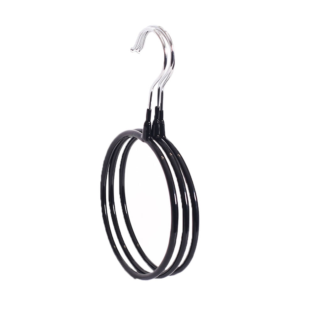 EE_ UK_ 5Holes Ring Holder Hook Scarf Wraps Shawl Ties Storage Hanger Bathroom S