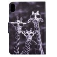 thumbnail image 3 of SaniMore Case for iPad 10th Generation 10.9" 2022, Auto Wake/Sleep Card Holder Stand Dual Angle PU Leather Case Soft TPU Back Color Painting Magnetic Protective Case for iPad 2022, Giraffes, 3 of 10