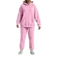 thumbnail image 5 of Women's Oversized Hoodie & Sweatpants Set - Cozy Matching Loungewear Tracksuit with Kangaroo Pocket, 5 of 6