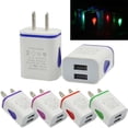 thumbnail image 2 of 2A Quick Charging Dual USB charger; Quick Ports LED Poratble Universal USB charger; Quick Phone Home Office Charger US Plug, 2 of 8