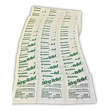 Insect Sting Relief Wipes By Safetec 90 Per Pack
