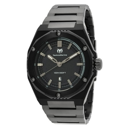 Technomarine Coral Quartz Black Dial Men's Watch TM-416061