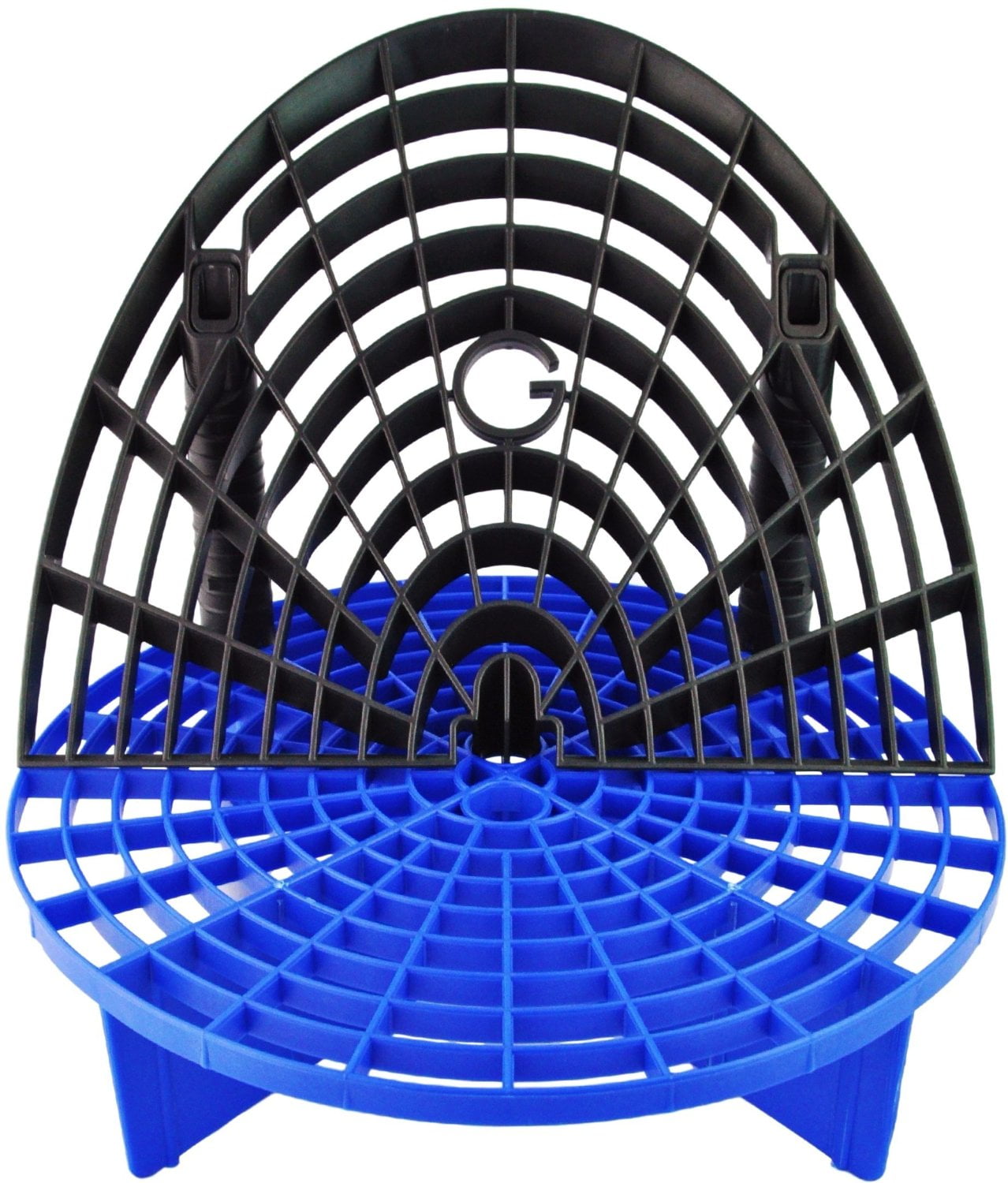 The Grit Guard Insert with Washboard Combo Pack (Black/ Blue)