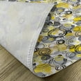 thumbnail image 5 of Ambesonne Geometric Place Mats Set of 4, Sketchy Circles, Standard Size, White Beige, 5 of 6