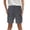 Grey, variant on Cargo Shorts Women 2026 Summer High Waist Wide Straight Leg Relaxed Fit Casual Office Work Shorts with Pockets