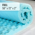 thumbnail image 6 of DMI Foam Mattress Topper, Egg Crate Foam Pad, Full Size Mattress, 50 x 72 x 2, 6 of 7