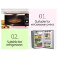 thumbnail image 6 of Dademeo Lunch Boxes for Women with Containers Food Storage Plastic Bowls with Lids 4 Piece Set, Kitchen Stackable Snap Lock Airtight Food Prep Containers Green Buy Again Orders My Past Orders, 6 of 9