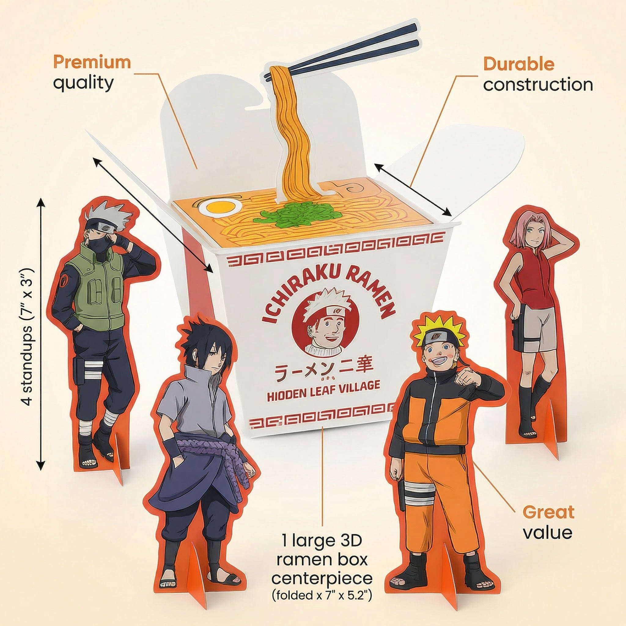 Amscan Naruto Party Centerpieces - Walmart.com