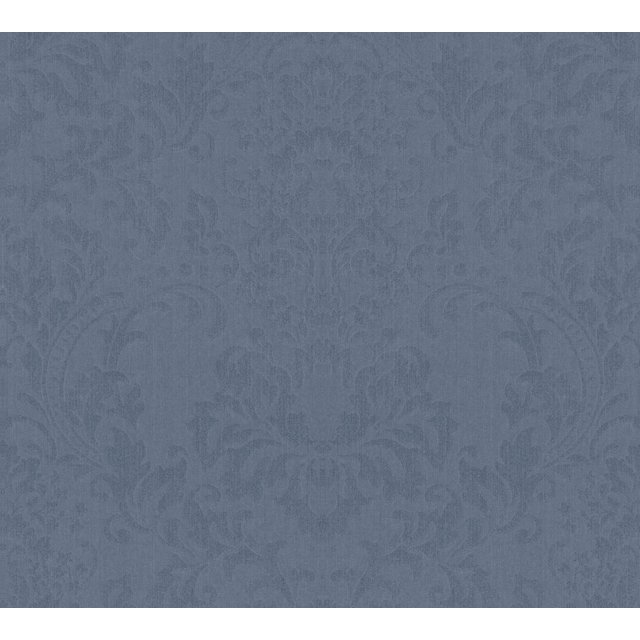 HAUTE_COUTURE_3 - Luxe Motif Treillis Bleu Clair Papier Peint Rouleau