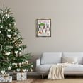 thumbnail image 3 of Stupell Industries Tropical Christmas Gnomes Holiday Painting Gold Floater Framed Art Print Wall Art, 17 x 21, 3 of 10