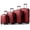 Retro Red, variant on IVV 4-Piece Luggage Set in Retro Red – 16"/20"/24"/28", Lightweight Travel Suitcases Set with Aluminum Alloy Handles and Spinner Wheels, Ideal for Short & Long Trips