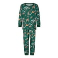 thumbnail image 2 of Votuleazi Family Matching Christmas Pajamas, Baby Romper/Animal Pattern Long Sleeve Tops and Pants Sleepwear Set, 2 of 10