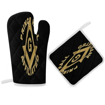 

Freemason Prince Hall Affiliated Square & Compass Masonic Prince Hall Oven Gloves And Pots Stand Set Oven Gloves And Pot Racks Pot Racks And Oven Gloves Set