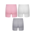 thumbnail image 2 of TTAO 3 Pack Girls Dance Shorts Safety Panties Under Dress Shorts Undershorts Underwear 2-14Y Gray&White&Pink 2-3, 2 of 3