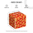 thumbnail image 4 of Balery A Big Hot Dog Porta Pañuelos de Cuero con Estampado – Funda Moderna Cuadrada para Caja de Pañuelos, Dispensador 5x5x5'', 4 of 7