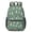 Green, variant on Dog Paw Print and Bone Brown 17" School Backpacks for Teens,Waterproof Oxford Fabric,S-Shape Padded Straps for School,Travel,Hiking,Camping
