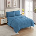 thumbnail image 1 of Set de edredón Sweet Home Collection de 7 piezas Denim Queen, 1 of 1