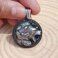 thumbnail image 2 of Wild Bear Ottoman Turkish Mens Pendant Solid 925 Sterling Silver Animal Lover Jewelry Gift HIM, 2 of 2