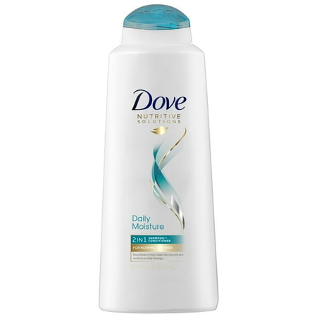 Dove Nutritive Solutions Daily Moisture 2-in-1 Shampoo & Conditioner, 25.4 Oz - Walmart.com