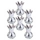 thumbnail image 1 of Glass Nail Polish Container For DIY Projects Stylish Design With Brush Head Suitable For Women 6Pcs, 1 of 5