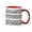 Red, variant on Glass&Bottle Mug Hidden Message Cup for Work | Ceramic Coffee Lover | Funny Novelty Cup for & Coworkers