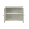 thumbnail image 2 of White Finish Ceara Console | Glass - Door Storage in Dining Area | Composite Wood Structure | Handles Storage Disorganization, 2 of 3