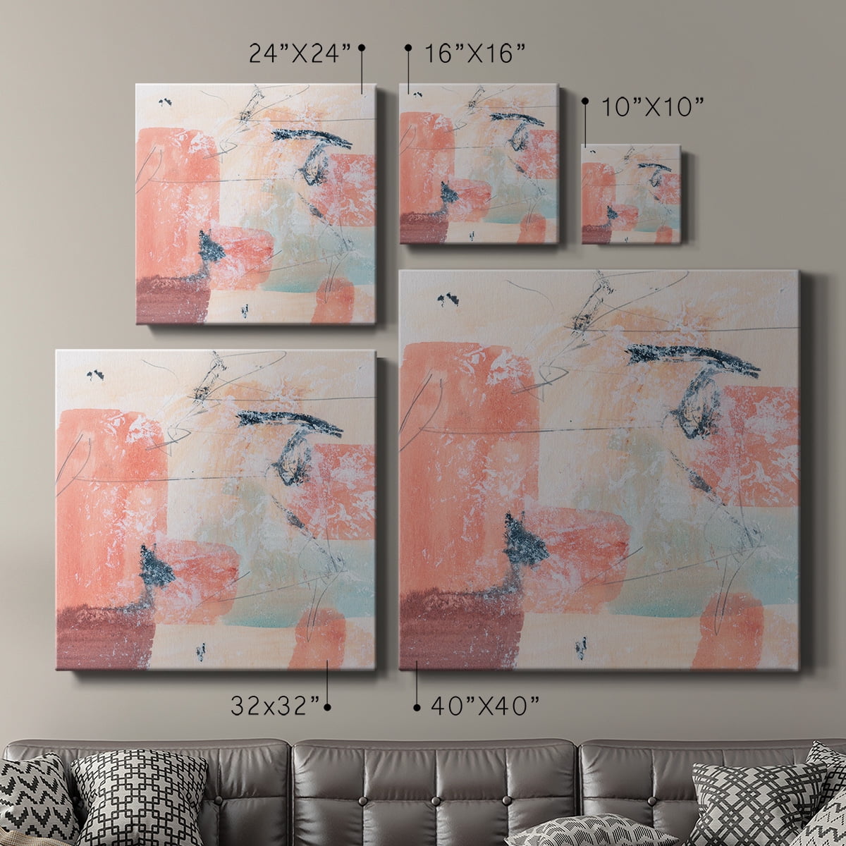 Wexford Home Warm Underneath III-Premium Gallery Wrapped Canvas, 10" x 10" - Ready to Hang