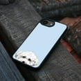 thumbnail image 4 of WIRESTER Shockproof Soft Rubber Cover Case for Apple iPhone 16e 6.1" 2025, Animal Bichon Frise Dog On Light Blue Background, 4 of 5