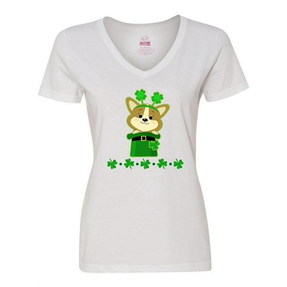 Inktastic St Patricks Day Clothes Women's V-Neck T-Shirt
